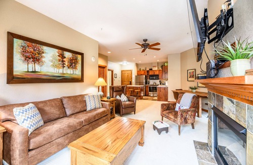 Peak 9 Condo | Downtown Ski-In/Out Retreat with Pool & Hot Tubs