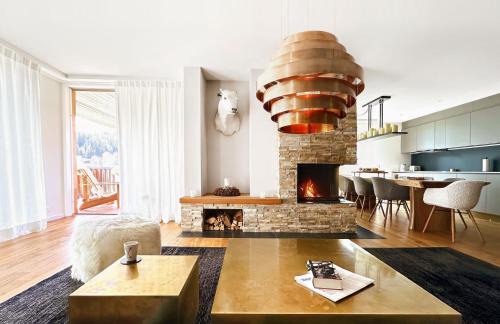 Parpan Apartment | Exclusive Ski-in Ski-out Apartment at Mountain Nest Parpan