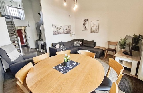 Kehys-Kainuu House | Cozy Skivillas 61 Ukkohalla with Spa and Lake Views
