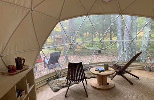 Duluth House | Unforgettable Skogvei Geodesic Dome with Private Lake Access