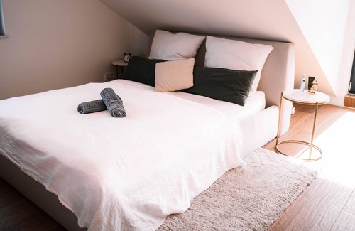 Germannsweiler Apartment | Sky Spa Apartment: Relaxing Getaway with Rooftop Terrace