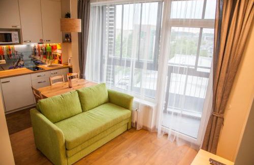 Vilnius city municipality Apartment | Accessible Sky Studio Near Vilnius Center - Rated 9/10