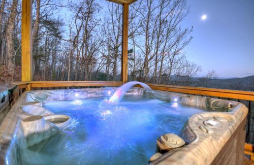 Mineral Bluff Villa | Skyfall: Breathtaking Mountain Views with Hot Tub & Pool