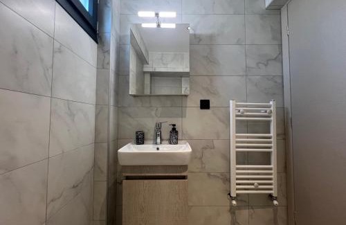 Agios Pavlos Apartment | Inviting Skyline Oasis with Hot Tub and Family-Friendly Vibes