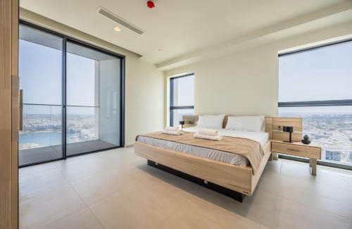 Paceville Apartment | Skyline Serenity on the 25th Floor in Mercury Tower