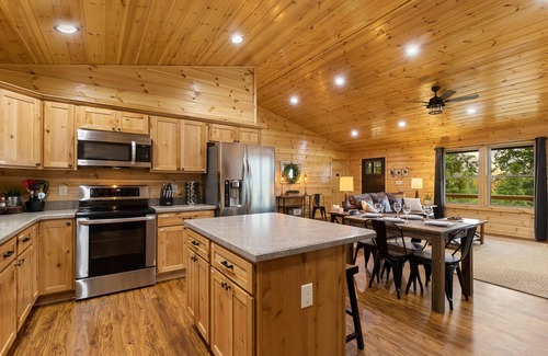 Stanley Cabin | Skyline View: A+ Ratings, Pet Friendly & Breakfast Included