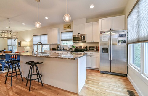 East End - Valley Street House | Elegant Townhome Steps from Downtown Asheville with Spa