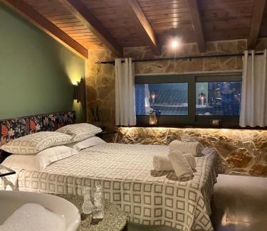 Alepou Apartment | Skyview Suite: Pet-Friendly Retreat with a Relaxing Hot Tub