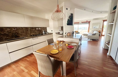 Torrino Apartment | Sleek 3-bedroom apartment with panoramic Rome views