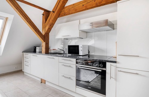 Sihlfeld Apartment | Modern Wiedikon 2.5 Room with Kitchen, Steps to Market