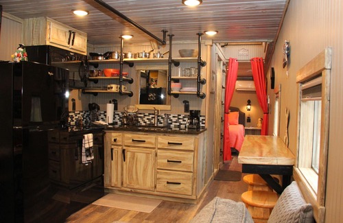 Clyde Cabin | Unique Stay in Caboose on Bison Ranch - Rated 9.8/10