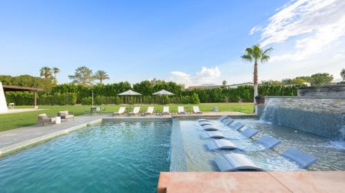 Bermuda Dunes Villa | Experience Starlight Estate: Pool, Tennis & Game Room Fun