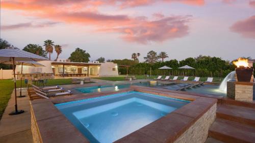 Bermuda Dunes Villa | Experience Starlight Estate: Pool, Tennis & Game Room Fun