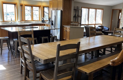 Amery House | Relax at Sleepy Deer Chalet: Lakefront Home with Ocean Views