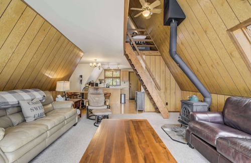 Divide House | Sloped Summit! Rustic A-Frame Cabin w Scenic Views