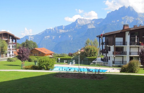 Sallanches Ski Chalet | Cozy Chalet Retreat with Pool and Family-Friendly Amenities