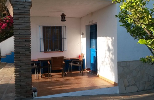 Velez-Malaga House | Lovely Poolside Cottage in Olive Grove with Ocean Views