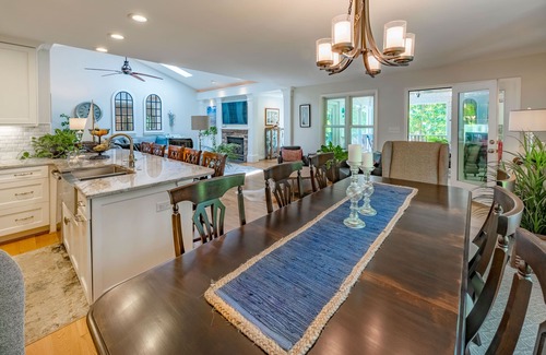 Wilmington House | Secluded Waterfront Retreat with Pool & Spa Amenities