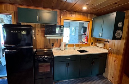 Marion Cabin | Small waterfront cabin with private dock on beautiful McGregor Lake