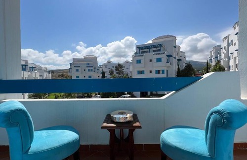 Marina Smir Apartment | Relaxing Smir Park: Gated Retreat with Pool & Family-Friendly