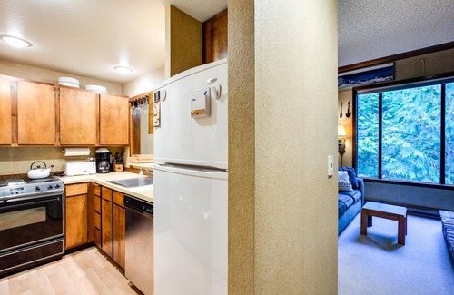 Glacier Condo | Snowater Condo #59: Cozy Retreat with Hot Tub & Pool