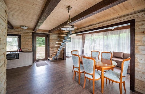 Vilnius County House | Relaxing Lakefront Retreat with Hot Tub & Pet-Friendly Options