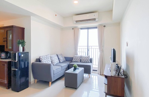 Cikarang Apartment | Soft Scandinavian 3Br At Meikarta Apartment