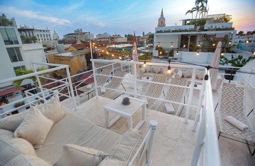 Cartagena Walled City Villa | Experience Sol De Alba: Rooftop Bar & Private Pool Oasis