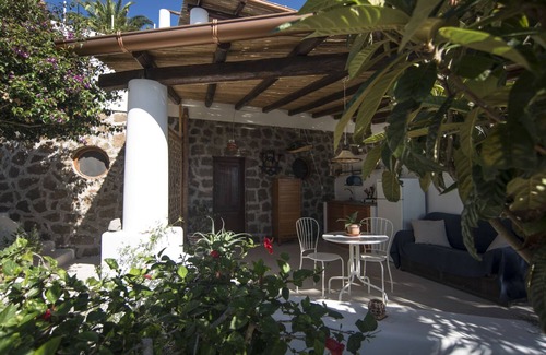Lipari Apartment | Scenic Sol Ponente Studio with Ocean and Volcano Views