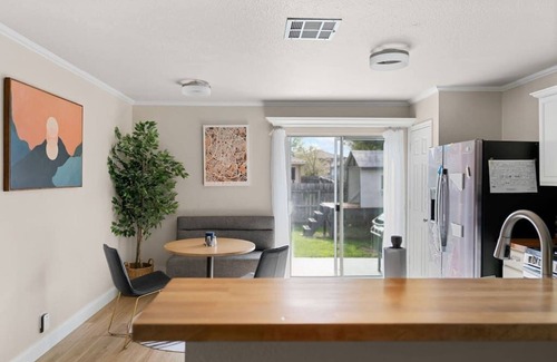 Austin House | Unwind at Solace in South Austin: Game Room & Spa Awaits