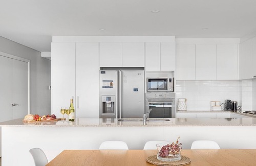 Fingal Bay Apartment | Solaris: Oceanfront Retreat with Pool and Spectacular Views