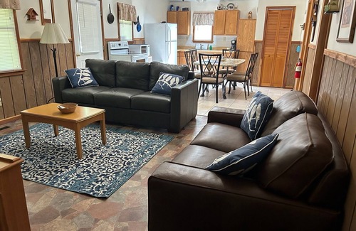 Eckerty Cabin | Lakefront Cabin 16 with Pool & Spa in Southern Indiana