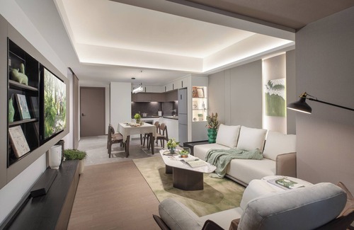 Han Yang Apartment | Discover Somerset Future Center Wuhan: Rated 9.4/10 with Spa