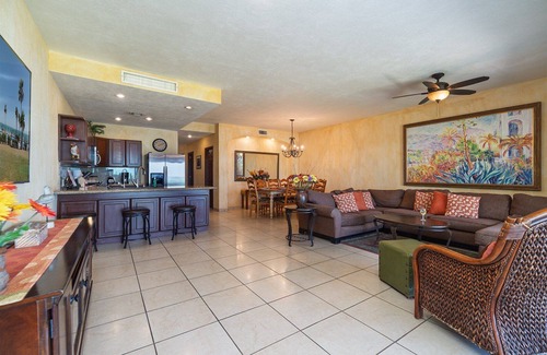 Sandy Beach Condo | Oceanfront Escape: Sonoran Sun W109 with Pool & Spa