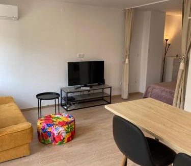 Blagoevgrad Apartment | Sophie Studio - Top center, Cozy & Work-Friendly near AUBG, Free streaming platforms