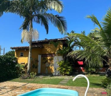 Jardim Carolina House | Experience the Bliss of Sossego do Perequê with Ocean Views