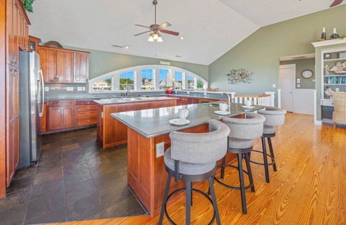 Wind Over Waves House | Waterfront Retreat: Pool, Hot Tub & Elevator Access