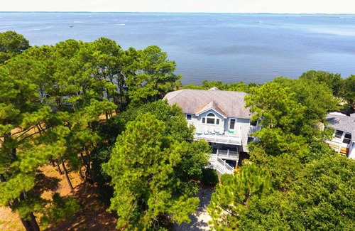Corolla Light House | Discover 509 Friday Harbor: Soundfront with Pool & Hot Tub