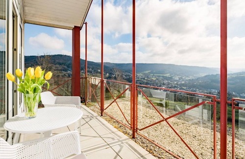 Bollendorf-Pont House | Balcony Retreat with Scenic Views at Waldhotel Sonnenberg