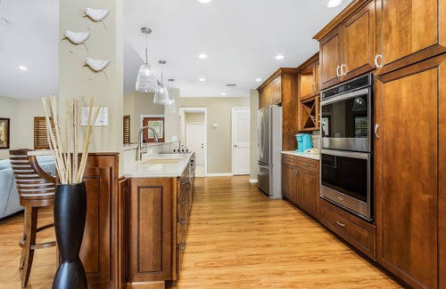 Fort Myers House | Waterfront Oasis: Heated Pool, Spa & King Beds Await You