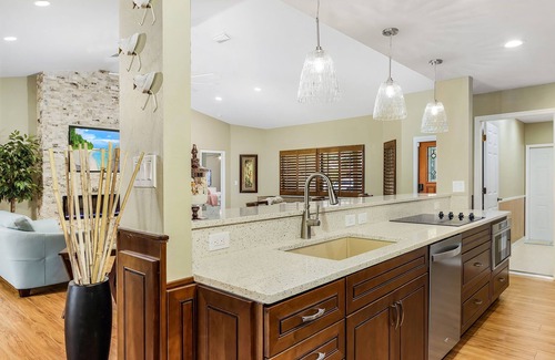 Fort Myers House | Waterfront Oasis: Heated Pool, Spa & King Beds Await You