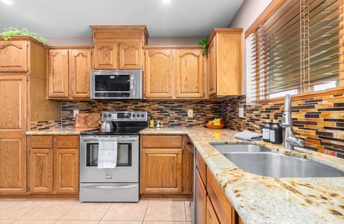 Golden Springs House | Inviting Southwest Villa with Pool & Spa Near Golf and Hiking