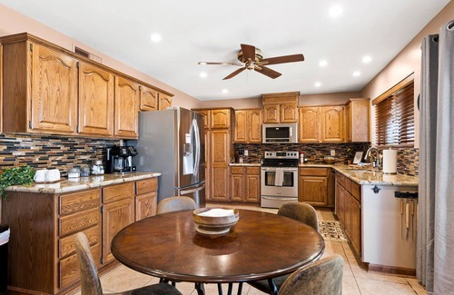 Golden Springs House | Inviting Southwest Villa with Pool & Spa Near Golf and Hiking