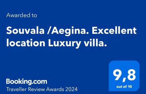 Souvala Villa | Ideal Souvala Villa with Oceanfront Pool and Guest Rating 9.8