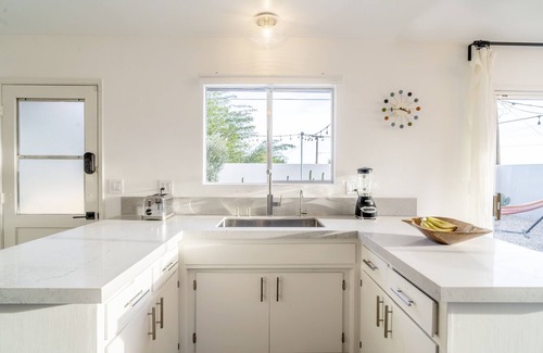 Desert Hot Springs House | Relax at Spa-Zone's Designer Oasis with Family-Friendly Amenities