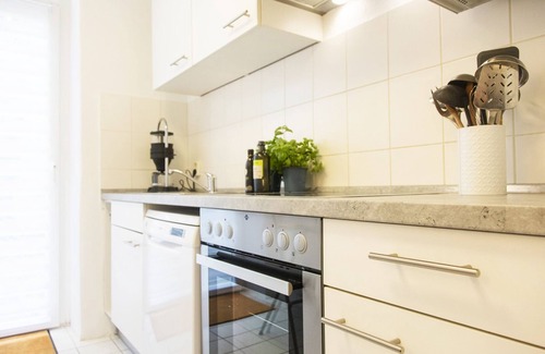 Gera Apartment | Stylish Space AGE Design Apartment with Terrace & Kitchen