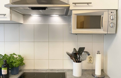 Gera Apartment | Stylish Space AGE Design Apartment with Terrace & Kitchen