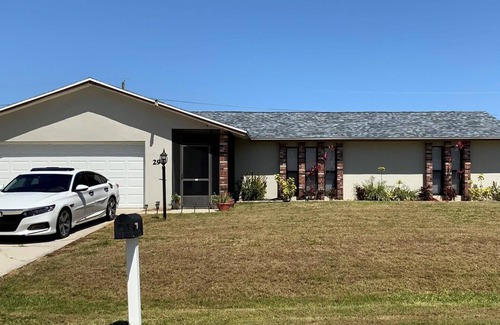 Interchange Square House | Inviting Space Coast 4 Bedroom Retreat with Pool & Hot Tub