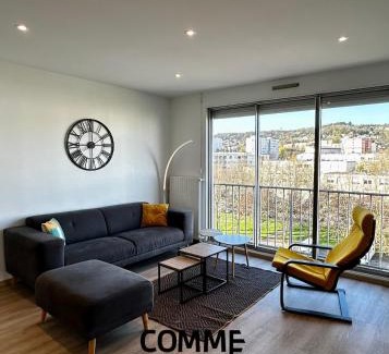 Vandoeuvre-les-Nancy Apartment | Spacieux appartement pour 8, parking inclus