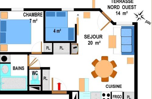 Val Cenis Apartment | Spacious 6-Person Apartment with Terrace & WiFi in Val-Cenis